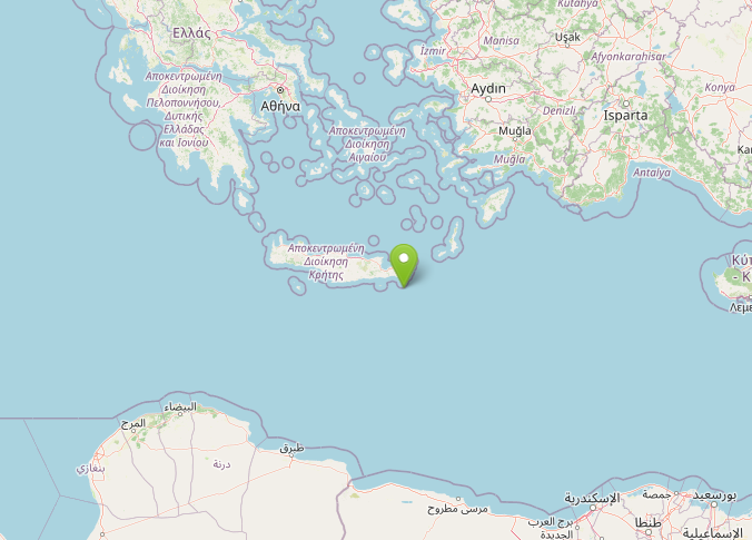 terremoto creta oggi