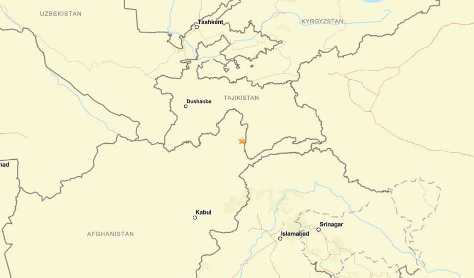 terremoto oggi pakistan afghanistan