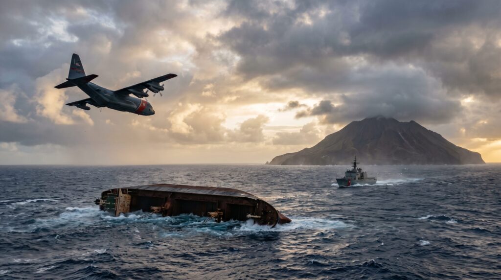 tifone sinlaku cargo disperso