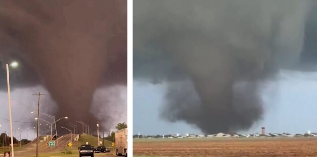 tornado enid oklahoma usa