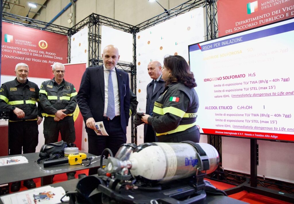 vigili del fuoco vinitaly