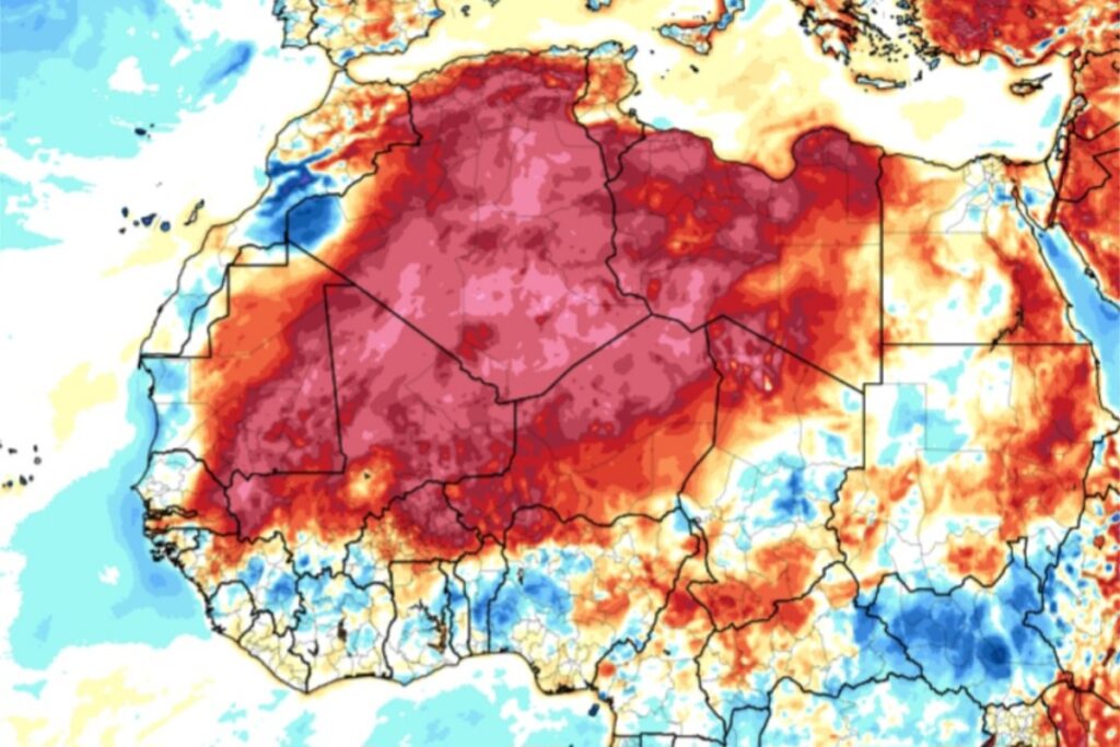 Caldo record Algeria