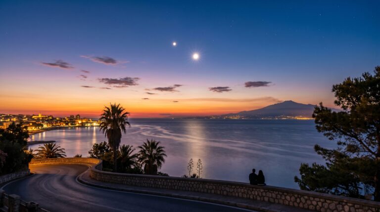 Danza cosmica al tramonto cosa sono quei puntini luminosi a Ovest