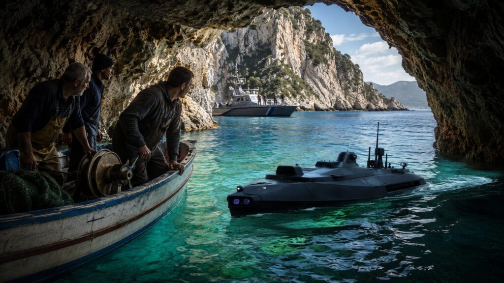 Drone marino Grecia