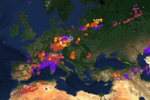 Fulmini Europa 6 maggio