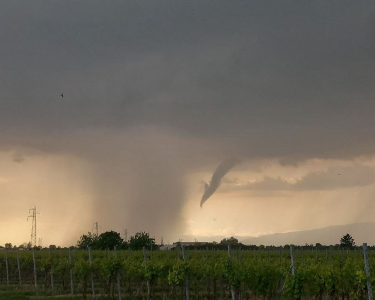 Funnel cloud Valvasone 