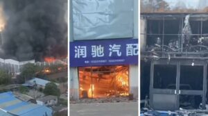 Incendio Cina