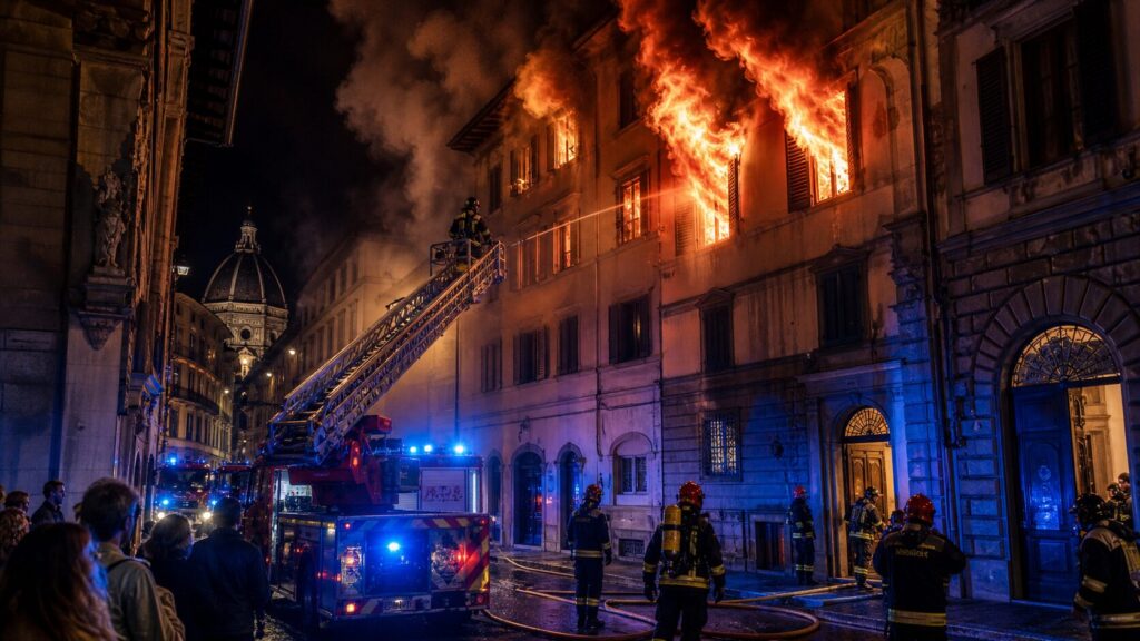 Incendio Firenze