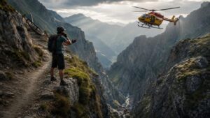 Incidente montagna mountain bike