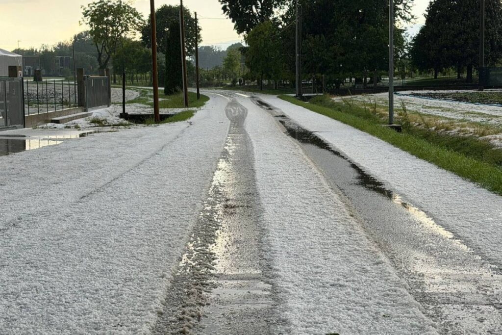 Maltempo Friuli Venezia Giulia grandine