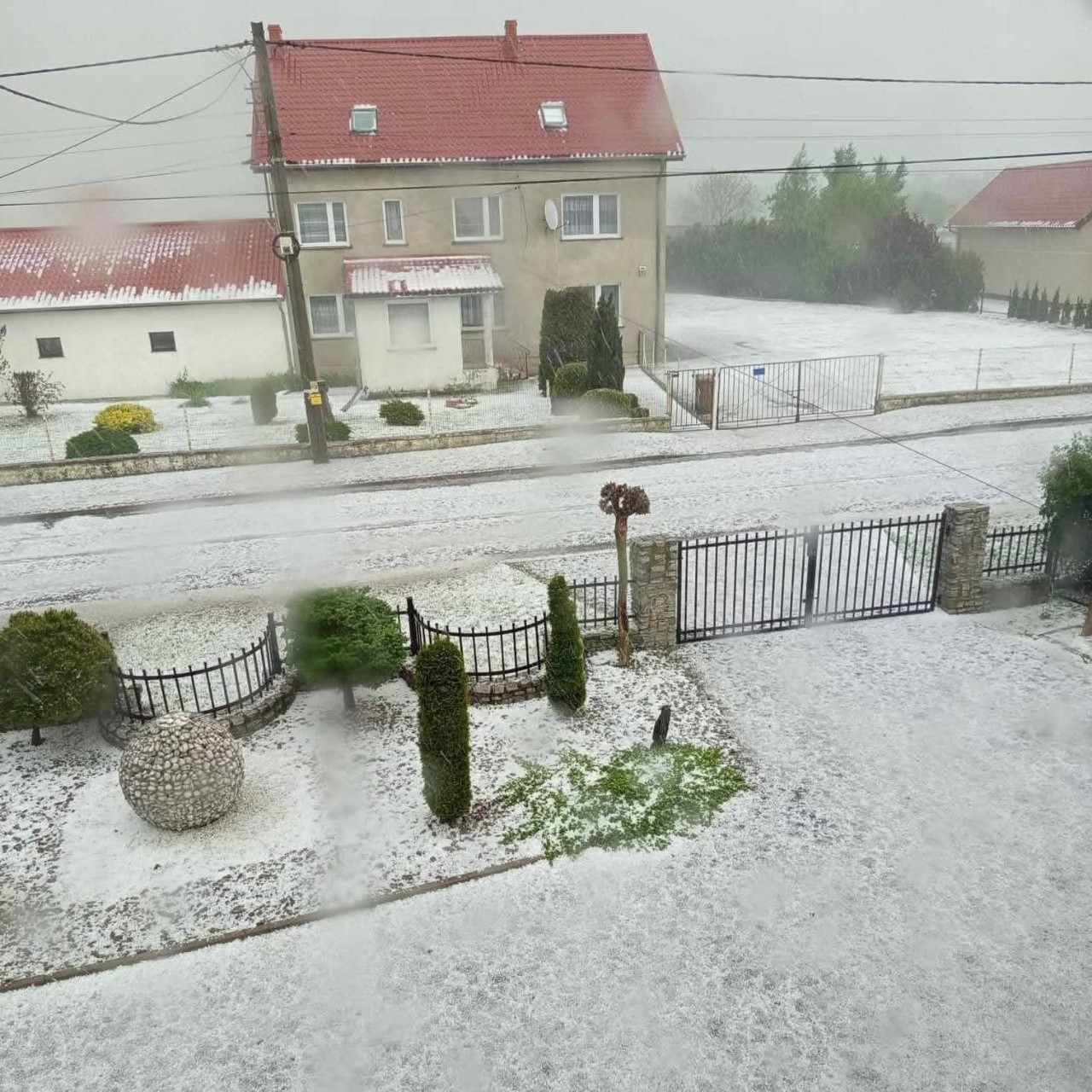 Maltempo Polonia grandine 