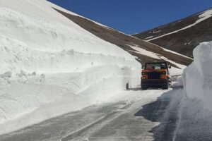 Muri di neve Campo Imperatore