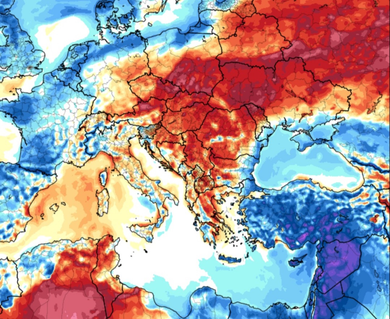 Ondata di gelo Europa sudorientale