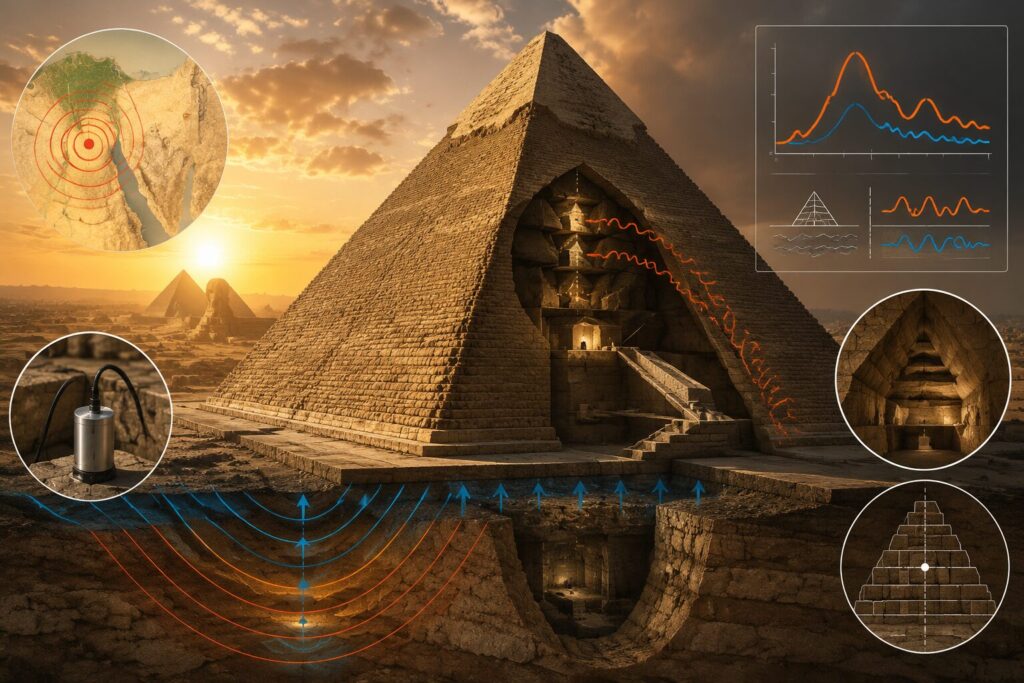 Piramide di Cheope resiste terremoti