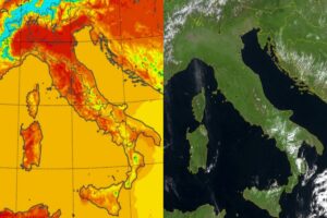 Temperature massime e satellite 2 maggio