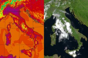 Temperature massime e satellite 29 maggio