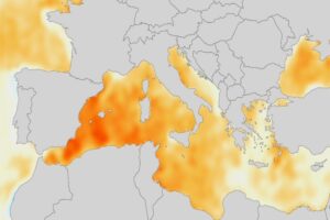 Temperature superficiali Mediterraneo maggio