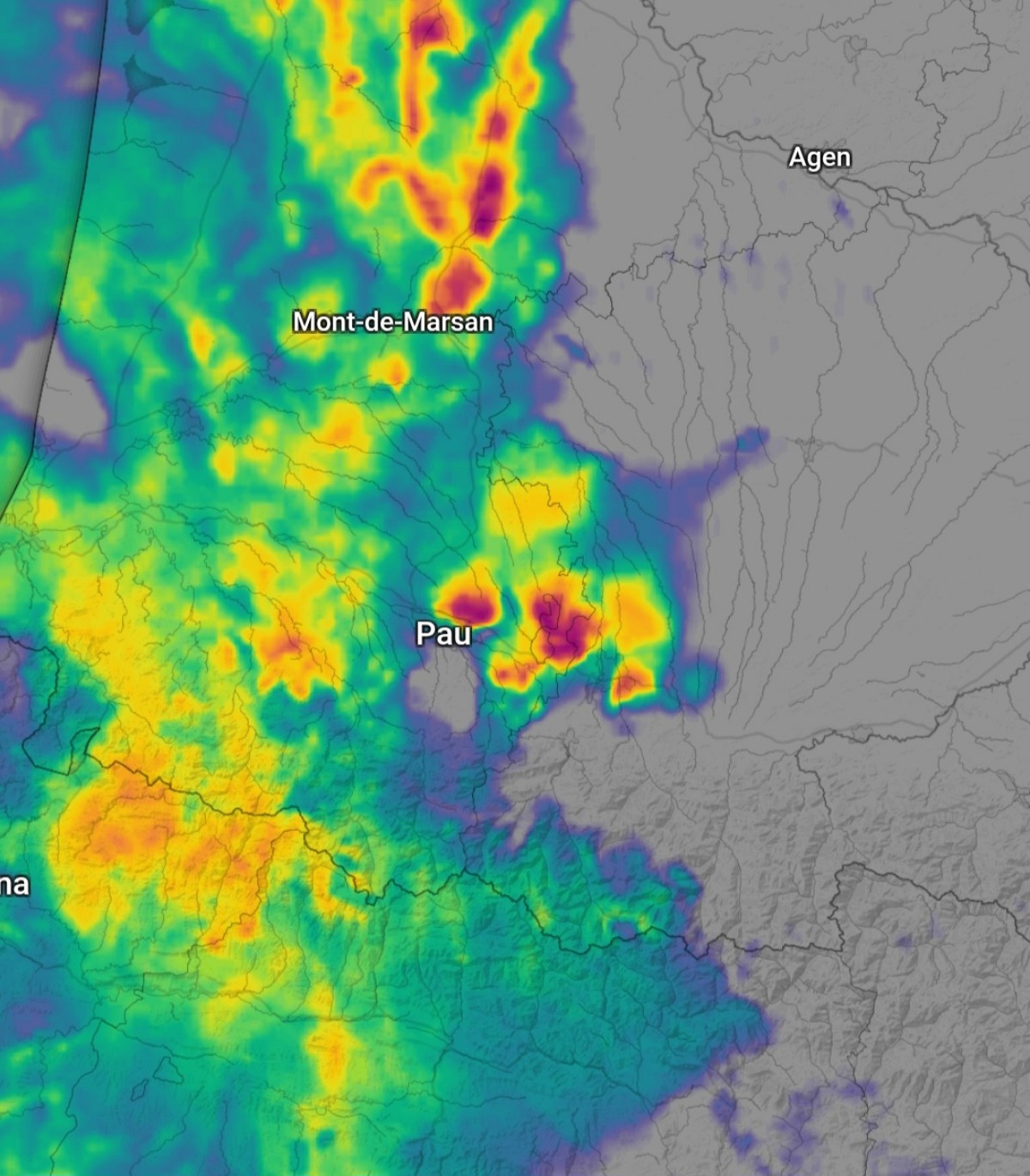 Temporali Francia Pau