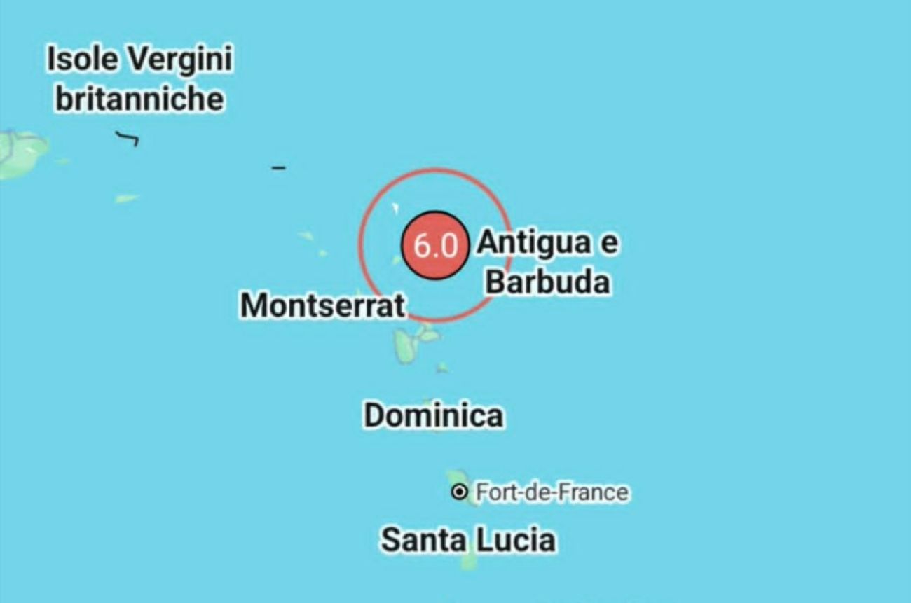Terremoto Antigua