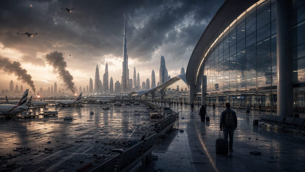 Traffico aereo Dubai Iran