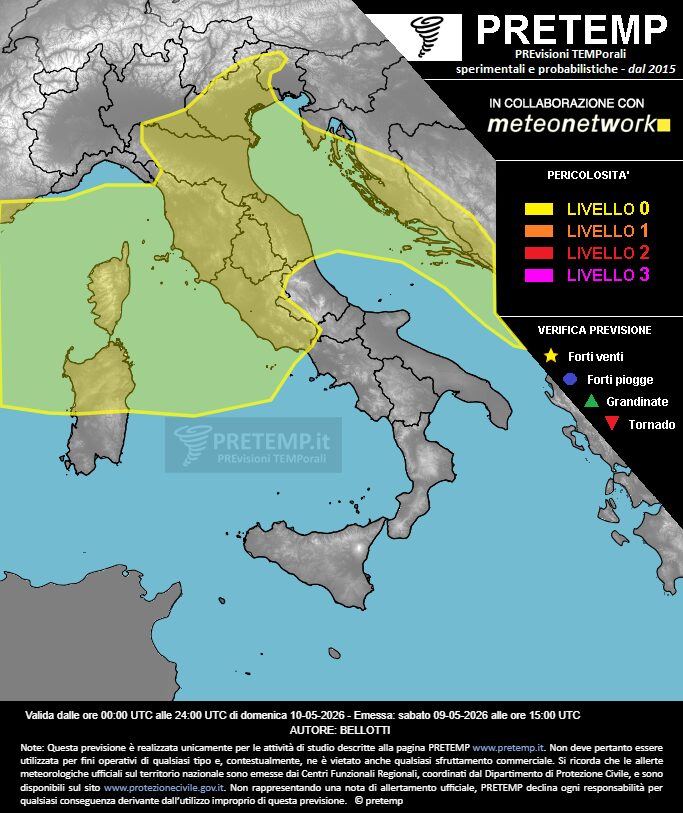 allerta meteo 10 maggio festa della mamma