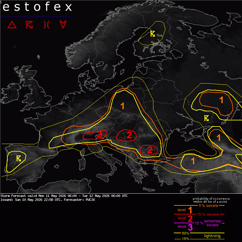 allerta meteo 11 12 maggio 2026