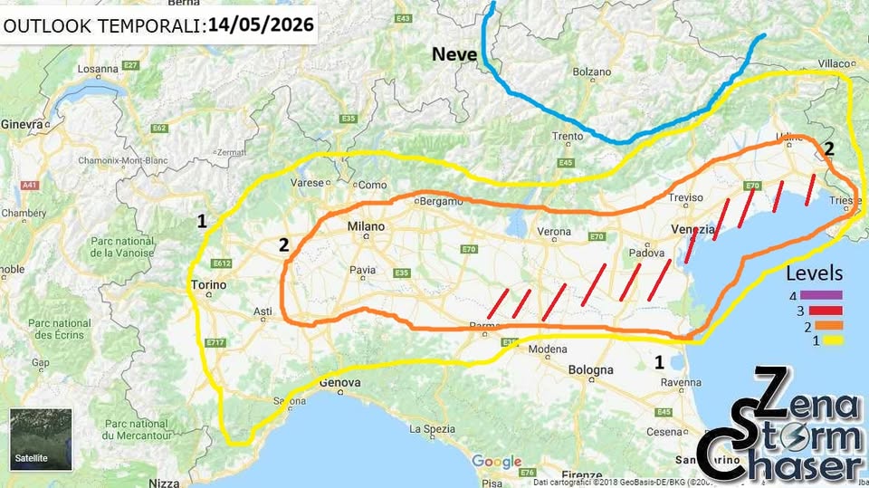allerta meteo 14 maggio