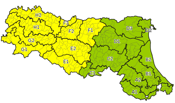 allerta meteo emilia romagna temporali