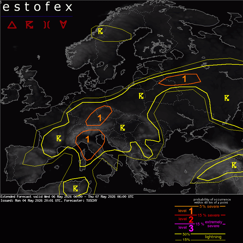allerta meteo estofex