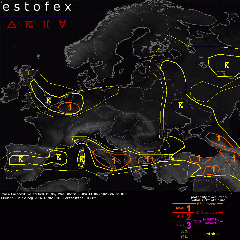 allerta meteo estofex