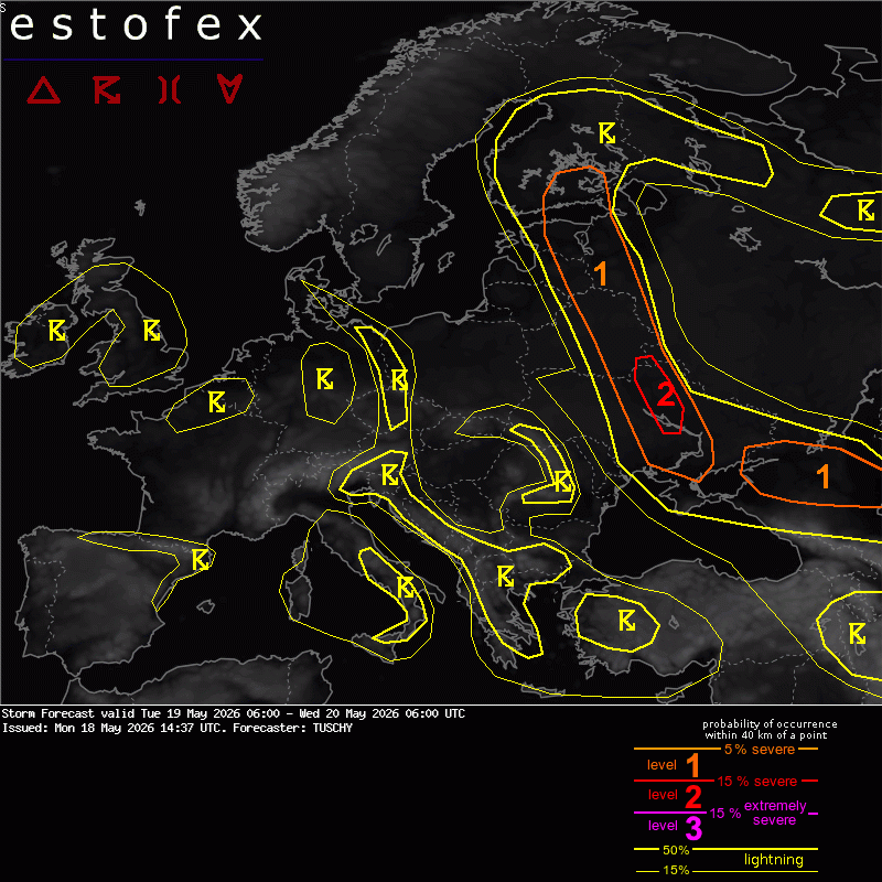 allerta meteo estofex