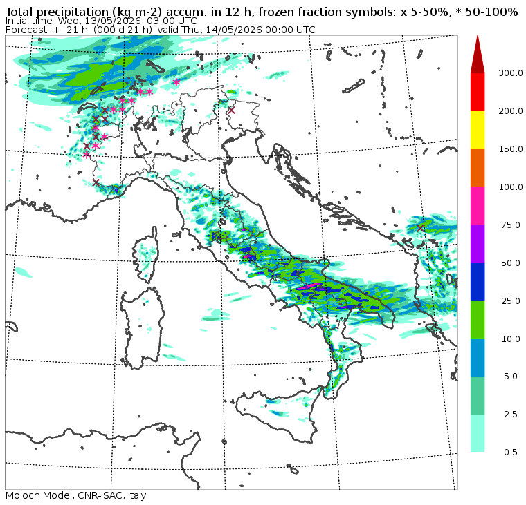 allerta meteo mercoledì 13 marzo pomeriggio sera