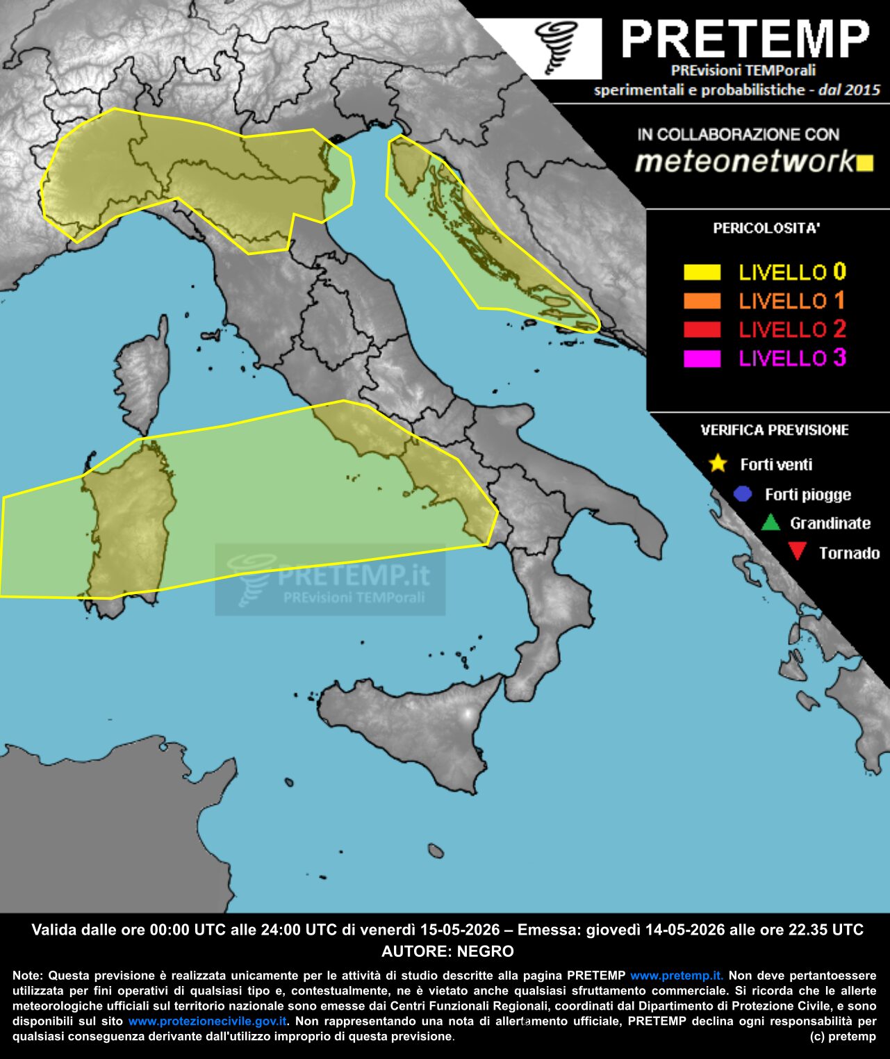 allerta meteo oggi