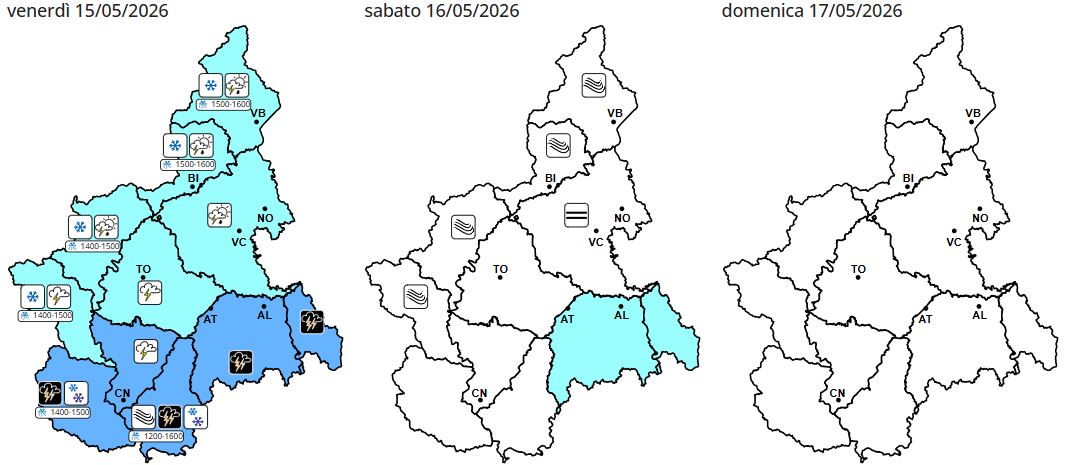 allerta meteo piemonte