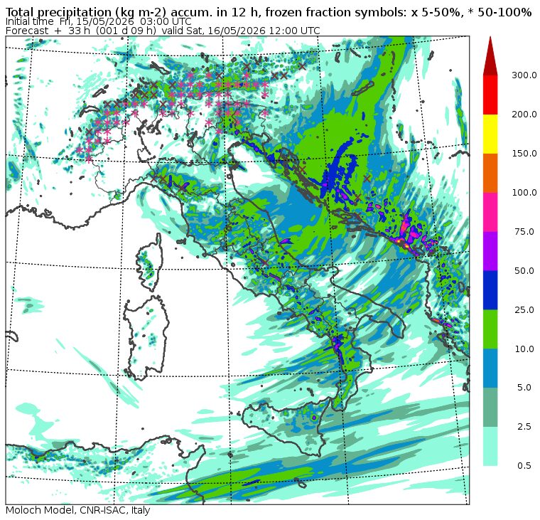 allerta meteo sabato 16 maggio