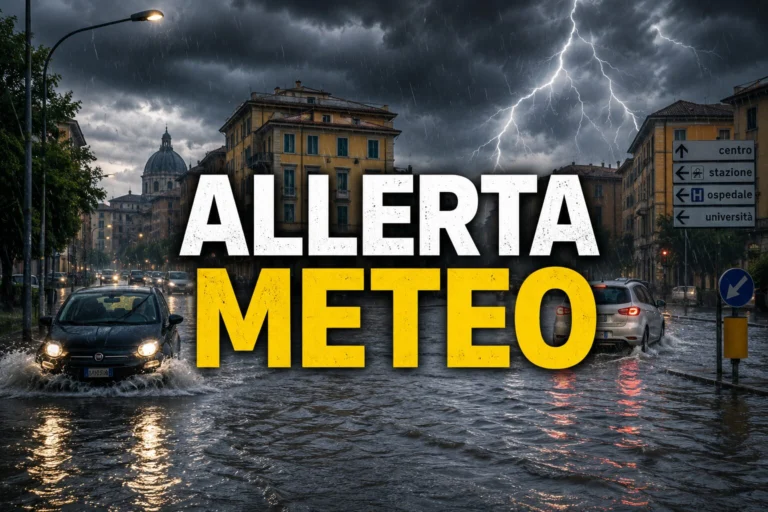 allerta meteo temporali pomeridiani allagamenti