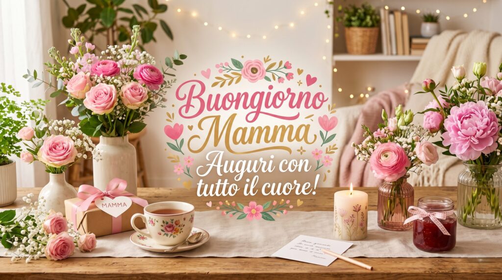 buongiorno auguri festa della mamma immagini frasi