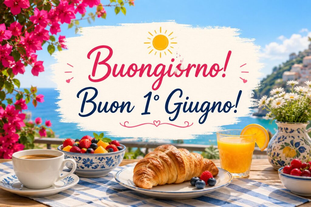 buongiorno buon 1 giugno 2026 immagini frasi nuove originali