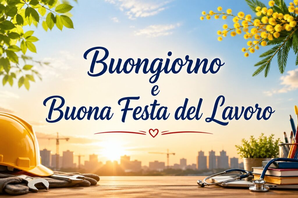 buongiorno buona festa del lavoro lavoratori 1 maggio immagini frasi nuove originali