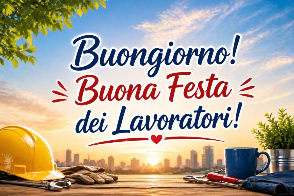 buongiorno buona festa del lavoro lavoratori 1 maggio immagini frasi nuove originali