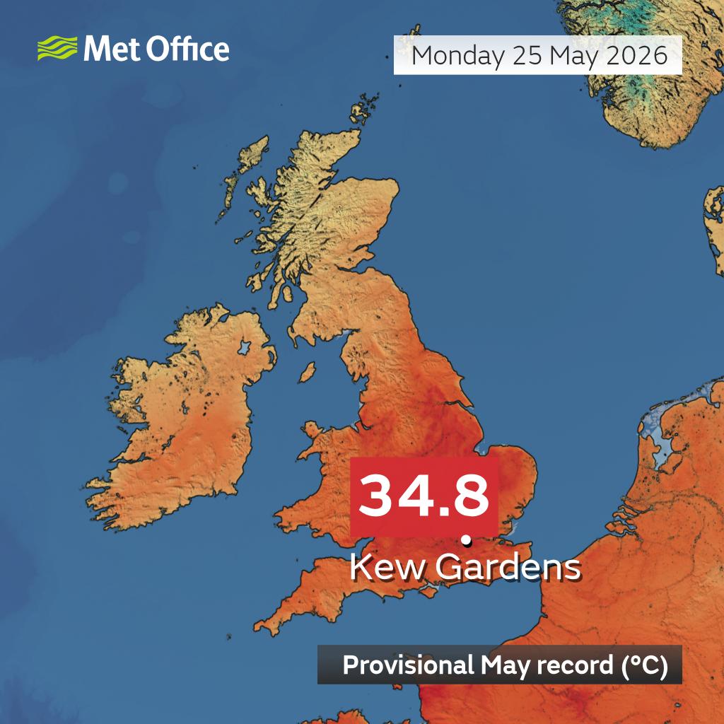 caldo record regno unito maggio