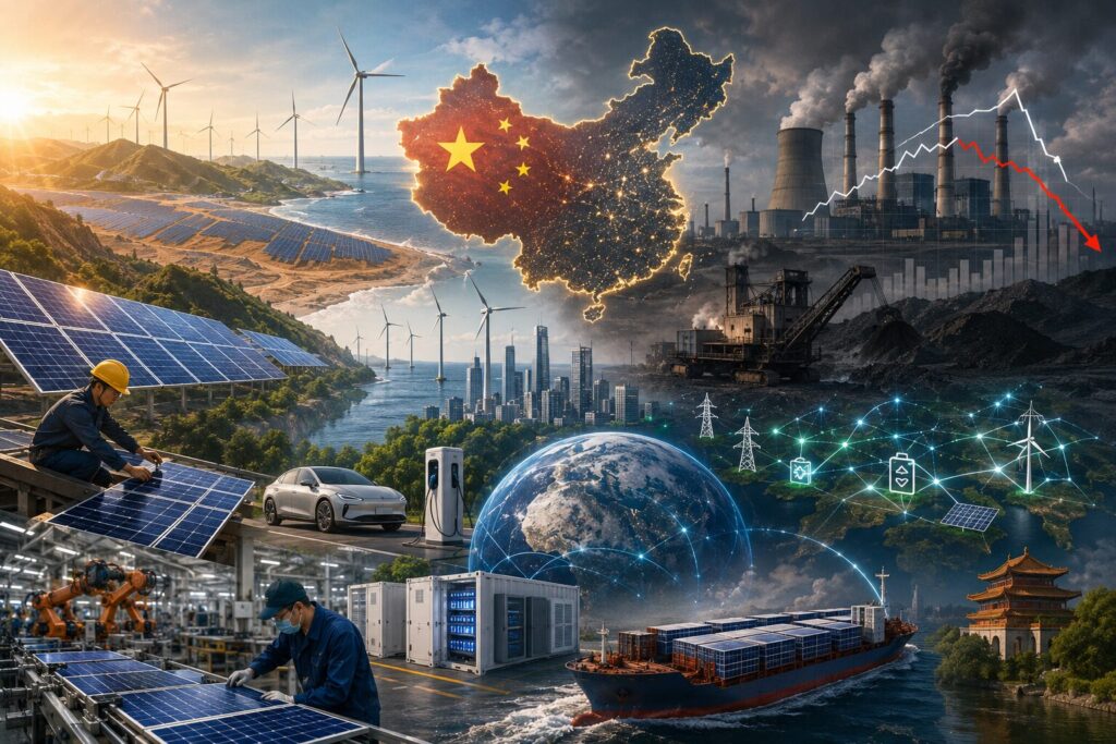 cina rinnovabili carbone