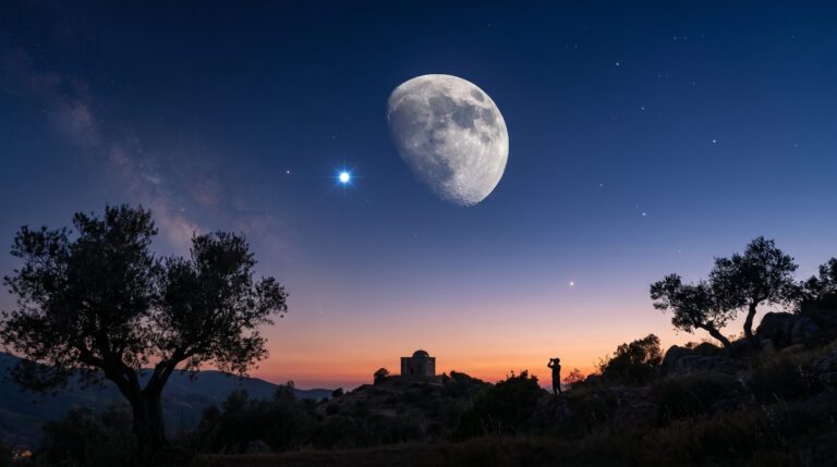 congiunzione luna spica