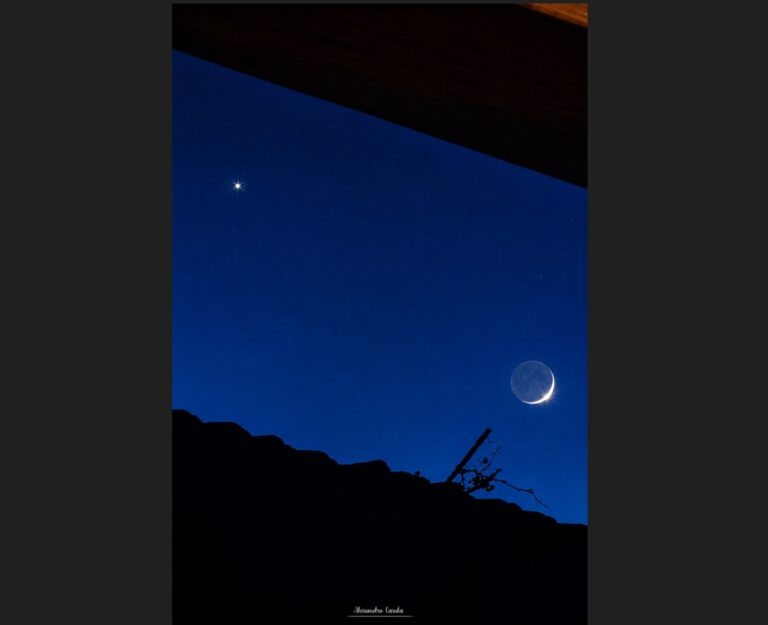 congiunzione luna-venere