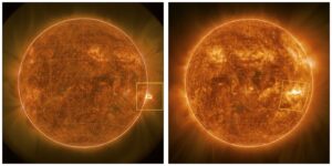 eruzione solare fallita