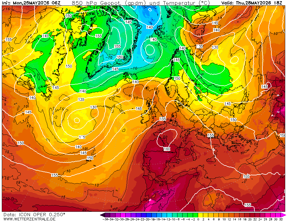 previsioni meteo giovedì 28 maggio