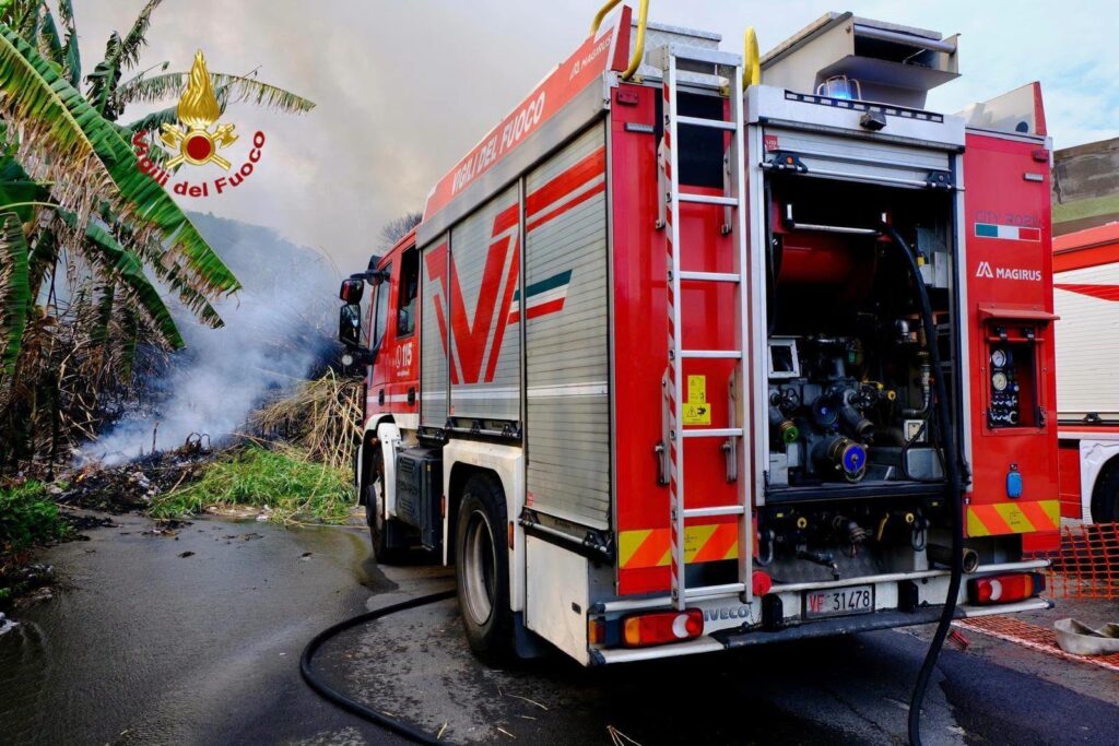 incendio catania