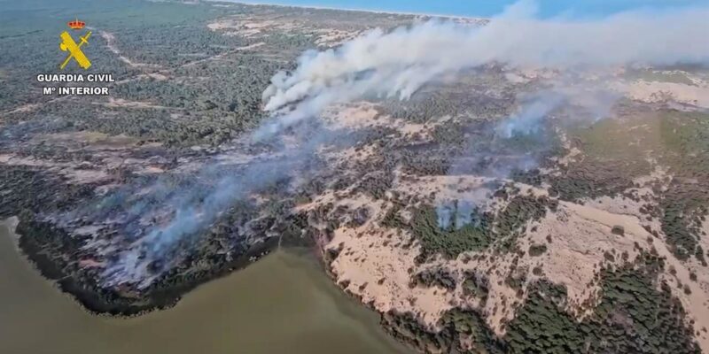 incendio parco Doñana spagna