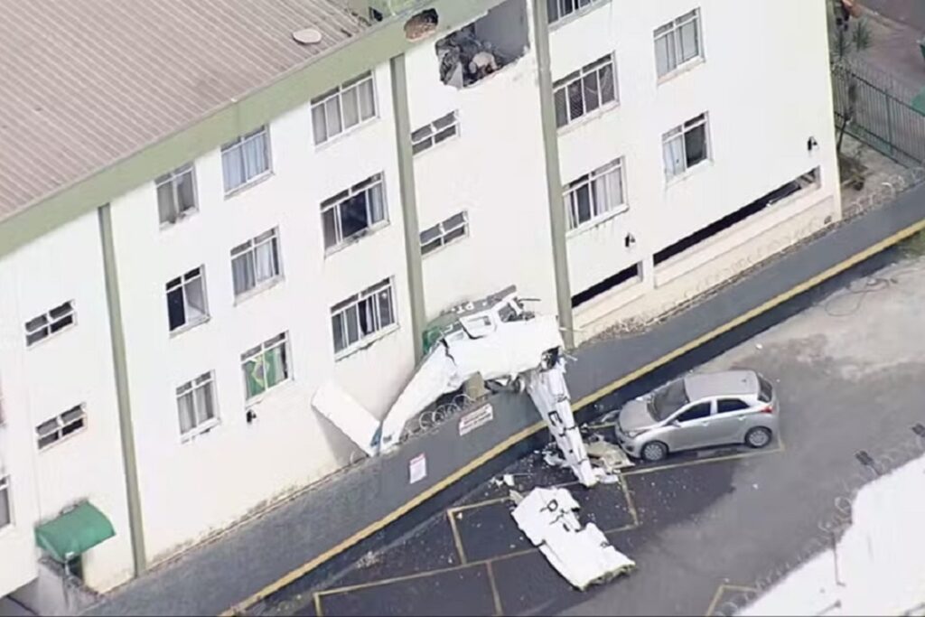 incidente aereo brasile