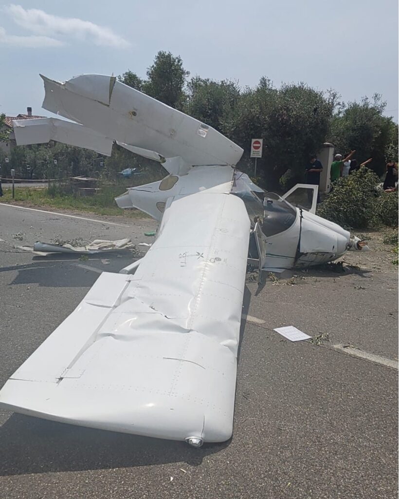 incidente ultraleggero cecina